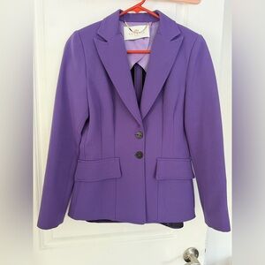 Nenette Milano Purple Blazer – Made in Italy – Tailored Fit – Size 40 IT